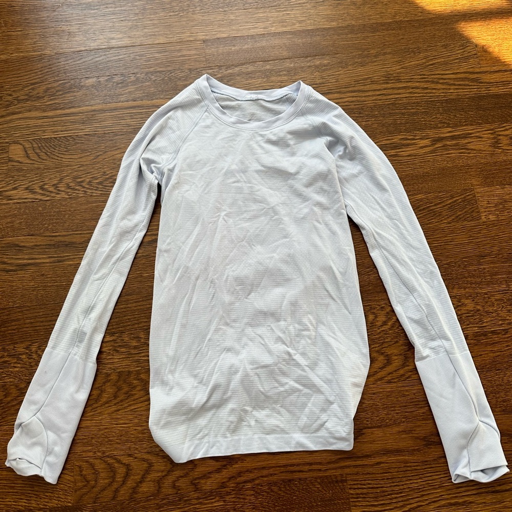 Lululemon Light Blue Long Sleeve Top